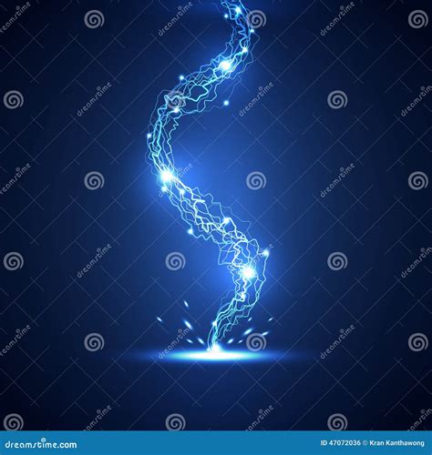Abstract Lightning Technology Background Vector Illustration