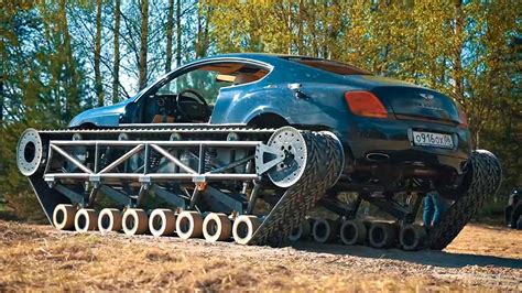 Russian Dudes Turned A Bentley Continental Gt Into Tank With Tracks