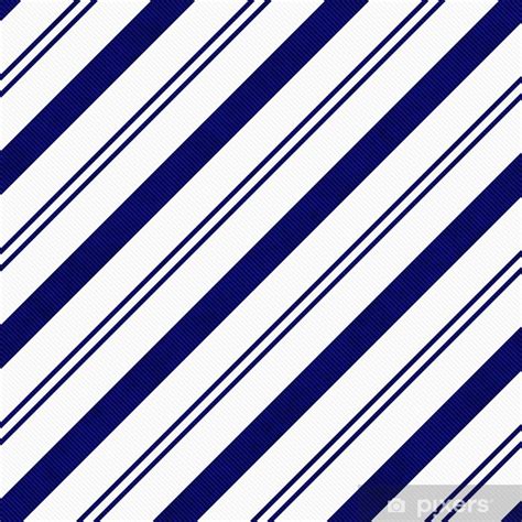 Wall Mural Navy Blue Diagonal Striped Textured Fabric Background