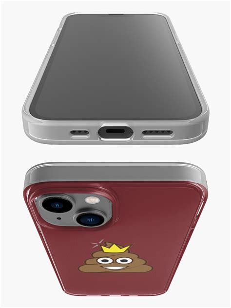 Poop Emoji Crown Iphone Case For Sale By Jvshop Redbubble