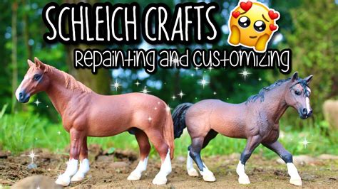 Schleich Crafts With Me White Markings Model Horses Tutorial Fun