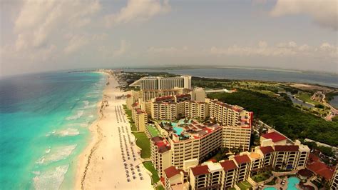 Hotel Zone Cancun Mexico Drone Photography