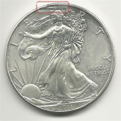 2011 Ungraded 1 Oz Silver American Eagle Dollar