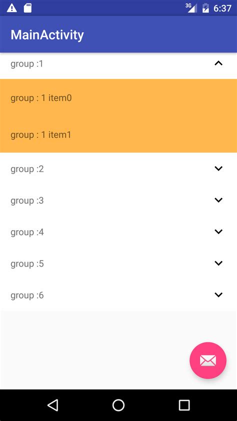 Android Expandable Recyclerview Example Vetbossel