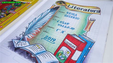 Caratula De Lenguaje Y Literatura Para Ninos