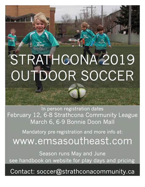 Soccer 2019 Strathcona Community League
