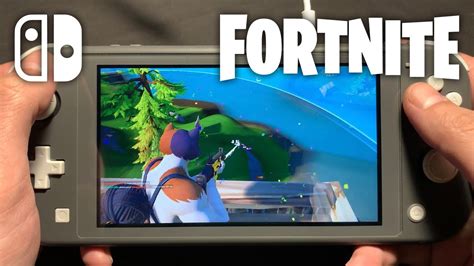 Fortnite On Nintendo Switch Lite 28 Youtube