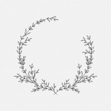 Laurel Wreath Svg Floral Wreath Svg Vector Files Flower Etsy In 2022