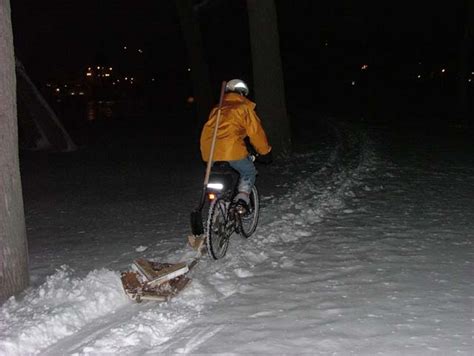 Pedal Powered Snow Removal Velomobiles