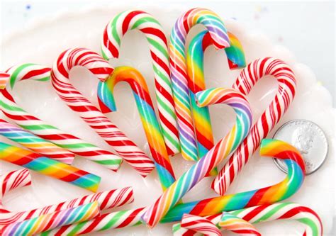 Also, make sure you use candy canes that are easy to crush. Fake Candy Canes - 47mm Super Cute Candy Cane Faux Candy ...