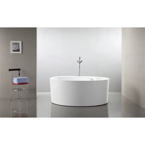 Shop Vanity Art 59 Inch Freestanding Acrylic Bathtub Modern Stand