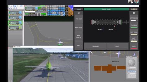 Ansart Air Traffic Control Simulator 3d Visualisation Youtube