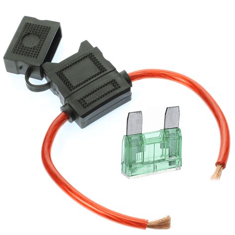 8 Gauge Maxi Inline Fuse Holder Fuseholder With Cover And 80 Amp Fuse