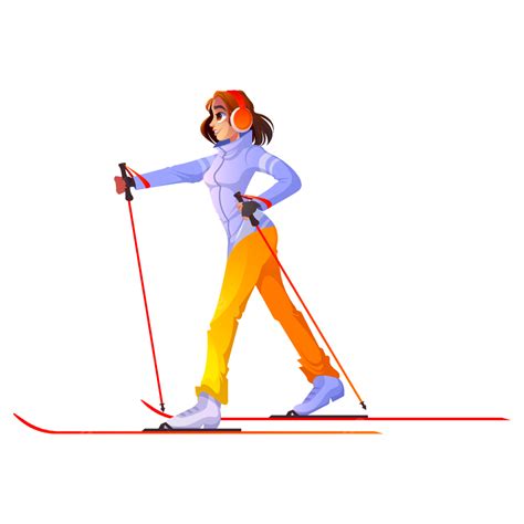 Winter Olympic Ice Skating Flat Vector Sports Png And Vector With