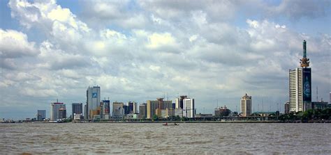 Lagos Skyline From The Lagos Lagoon This Is The View Of L Flickr