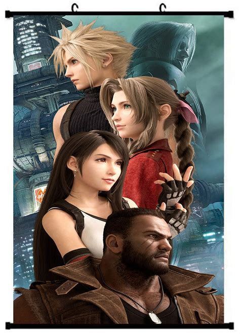 Buy Ff Tifa Aerith Final Fantasy Vii Remake Framed Poster With Hooks X Inch Online At