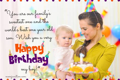 The birth of a son is an event mothers look forward to with great anticipation. 106 Wonderful 1st Birthday Wishes And Messages For Babies - MomJunction