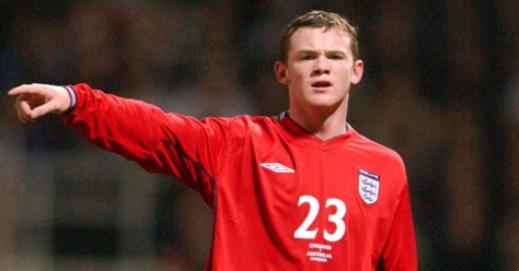 Can you name the two England XIs from Wayne Rooney's debut in 2003