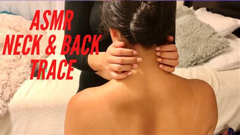 Asmr Neckback Scratch Play And Trace No Talking Youtube