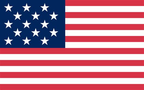 Star Spangled Banner 15 Stars 1795 1819 Flag Clipart Best Clipart Best
