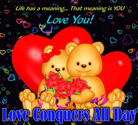 Love Conquers All Day Cards Free Love Conquers All Day Wishes 123