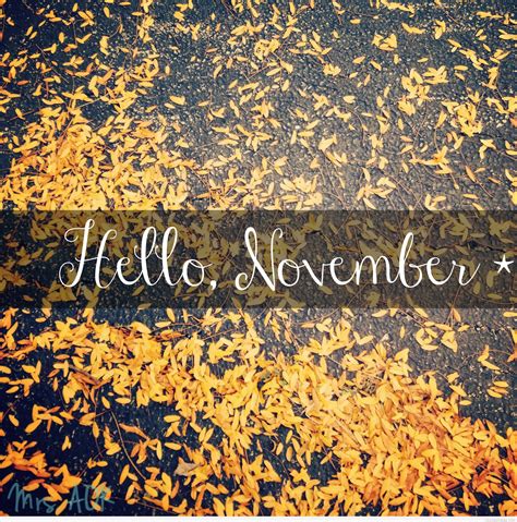 Hello November Wallpapers Top Free Hello November Backgrounds