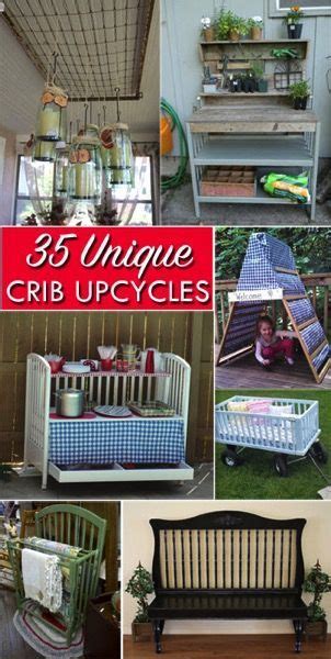 35 Ways To Repurpose Cribs And Parts Of Cribs Easy Diy Upcycling