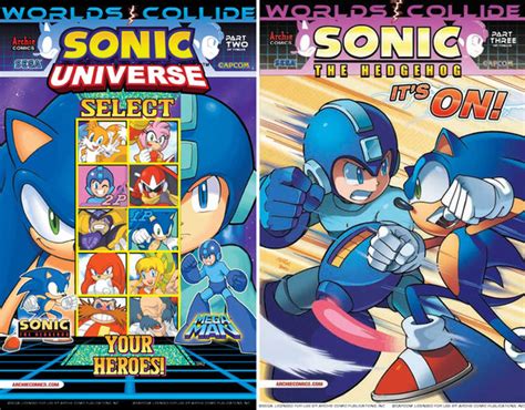 First Look At The Mega Man And Sonic Crossover Comic