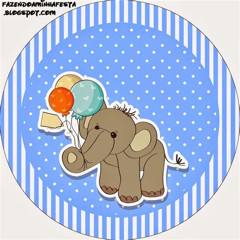 Elefante Para Baby Shower Etiquetas Para Candy Bar Para Imprimir