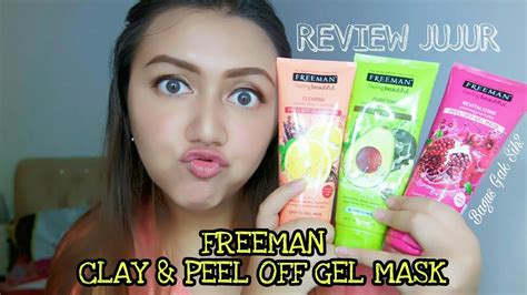 Review Freeman Clay Mask And Peel Off Gel Mask Youtube