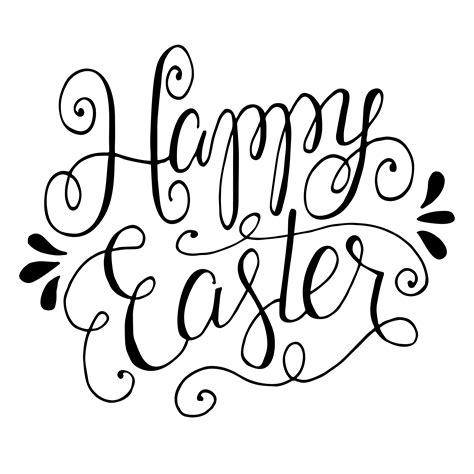 Hand Lettered Happy Easter Free Svg Cut File