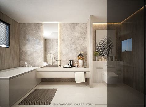 5 Modern Bathroom Interiors That Exude Style Carpentry Singapore