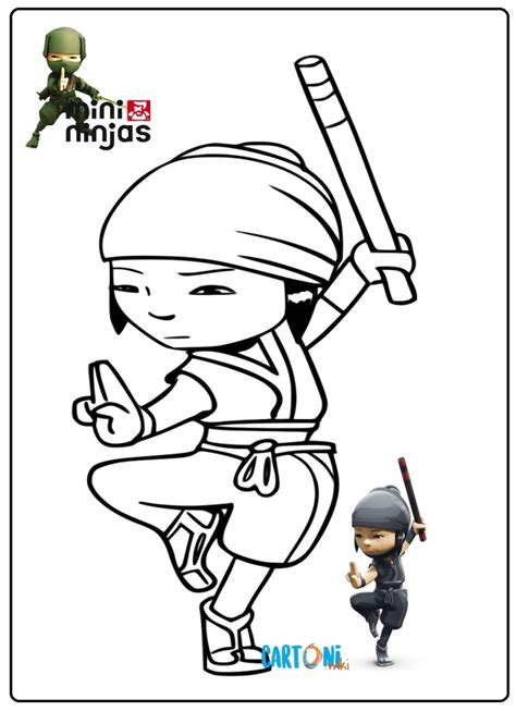 Mini Ninja Disegni Da Colorare Cartoni Animati