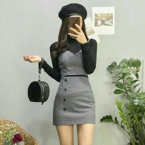 Korean Fashion Skirt Stripe Dress AddOneClothing Korean Fashion Pinterest Korean