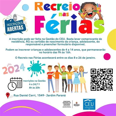 Recreio Nas Ferias 2024