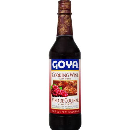 Before it's bottled and packaged, wine has a gross weight of 10 pounds per g. 041331038058 UPC - Goya Cooking Wine | UPC Lookup