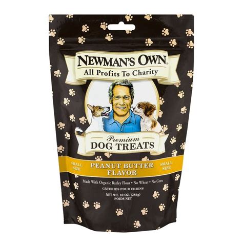 Newmans Own Premium Dog Treats Small Size Peanut Butter Flavor 10 Oz