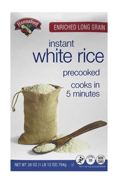 Hannaford Enriched Long Grain Instant White Rice 1source