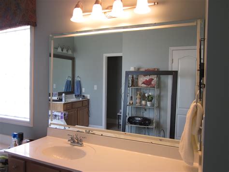 How To Frame Existing Bathroom Mirrors Sondra Lyn At Home