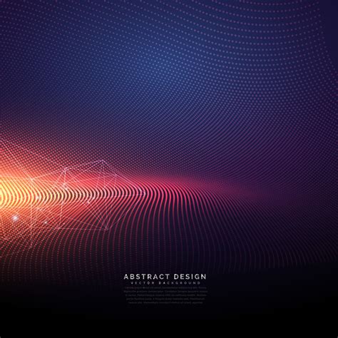 Abstract Technology Background With Light Effect Download Free Vector