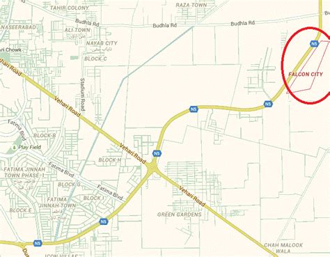 Falcon City Multan Location Map Dha Bahria Town Citi Housing