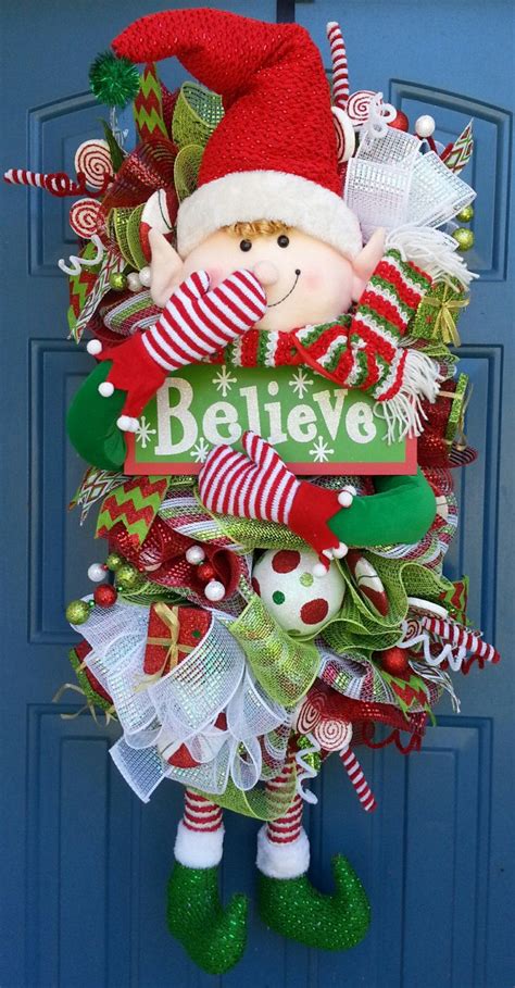 We used faux branches, but you can use the same directions to. Christmas Door Decorations Start The Winter Celebrations Early