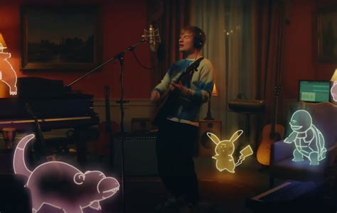 Watch Ed Sheerans Pokémon filled video for new collaborative song
