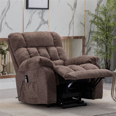 Electric Lift Recliner With Heat Therapy And Massage Suitable For The