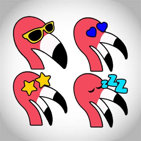 Flamingo Emoji By Marko Njegovan