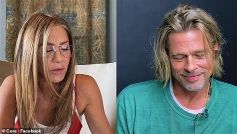 brad pitta and jennifer aniston reunite onscreen for first time in decades with live table read