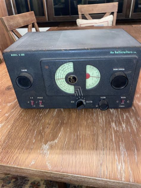 Vintage Hallicrafters S 38b Tube Ham Radio Shortwave Receiver