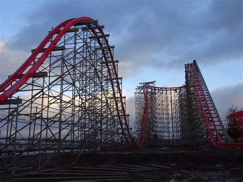 Construction Update Storm Chaser Roller Coaster At Kentucky Kingdom