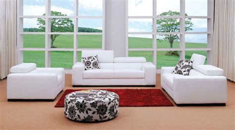 Miami Modern Fabric Sofa Set