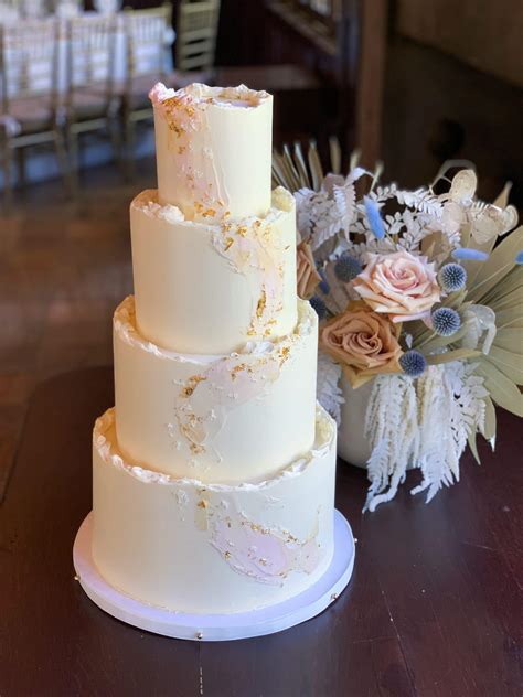 Deckled Edge Wedding Cake Whipped Bakeshop Philadelphia